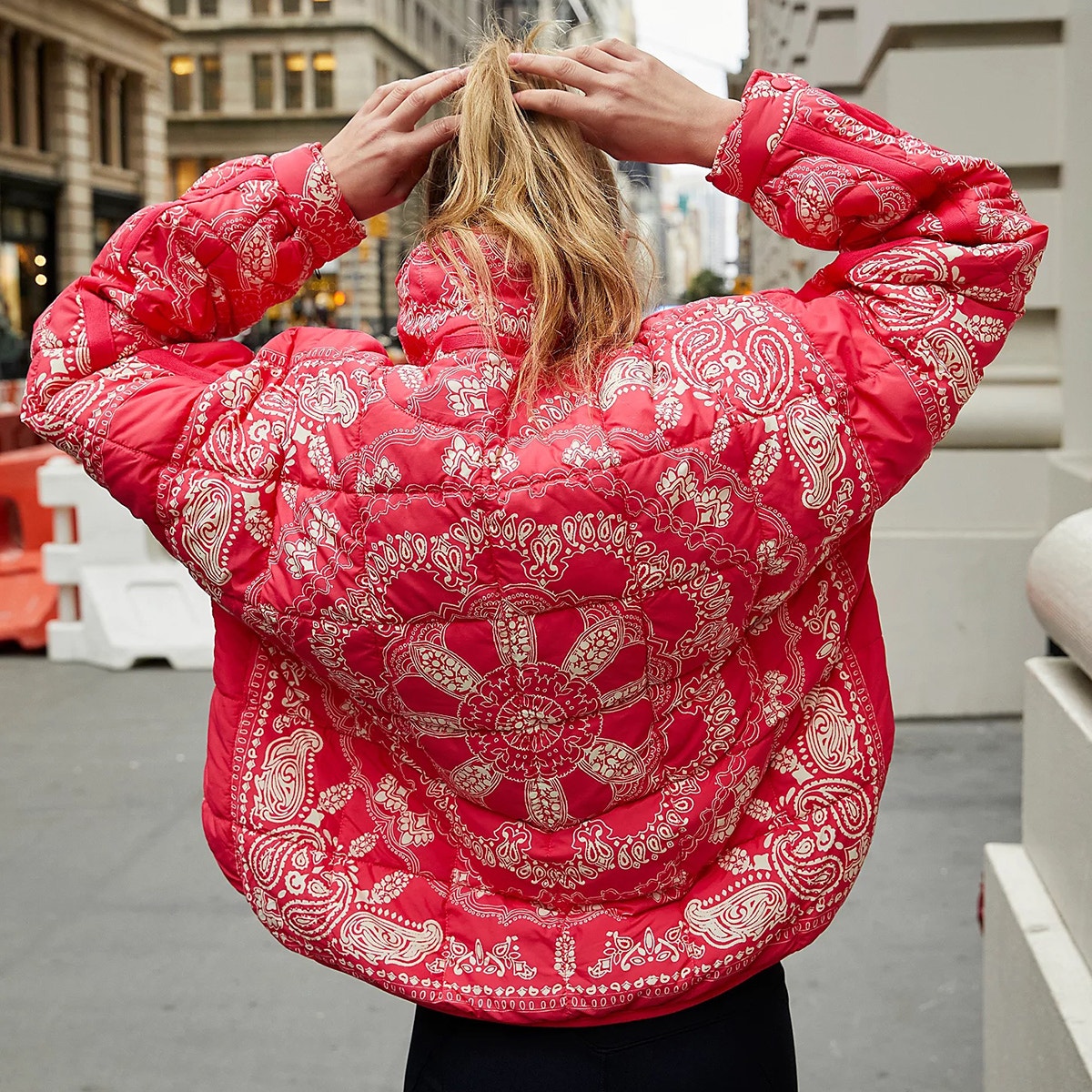 Free People Paisley Printed Pippa Packable Puffer Jacket Women's Sz XS NWT