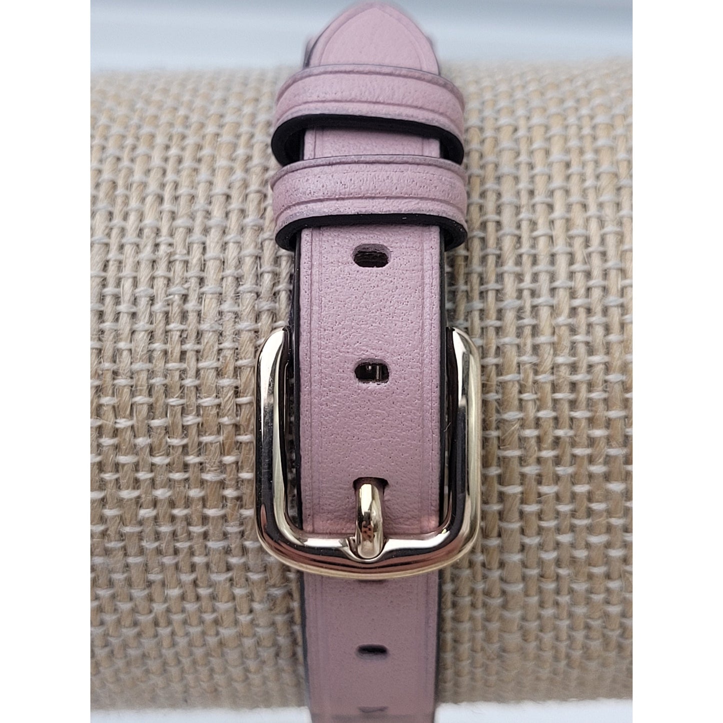 COACH Women's Blush Gold-Tone Sammy Leather Watch 22.5mm | Working