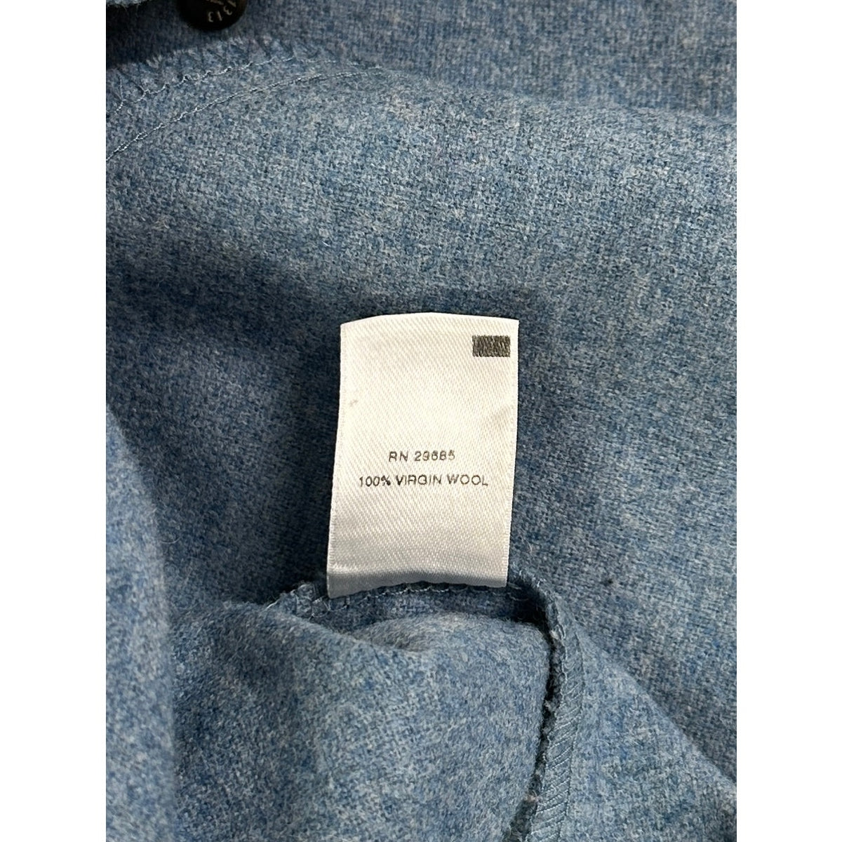 Pendleton Blue 100% Virgin Wool Western Shirt Women's Sz L
