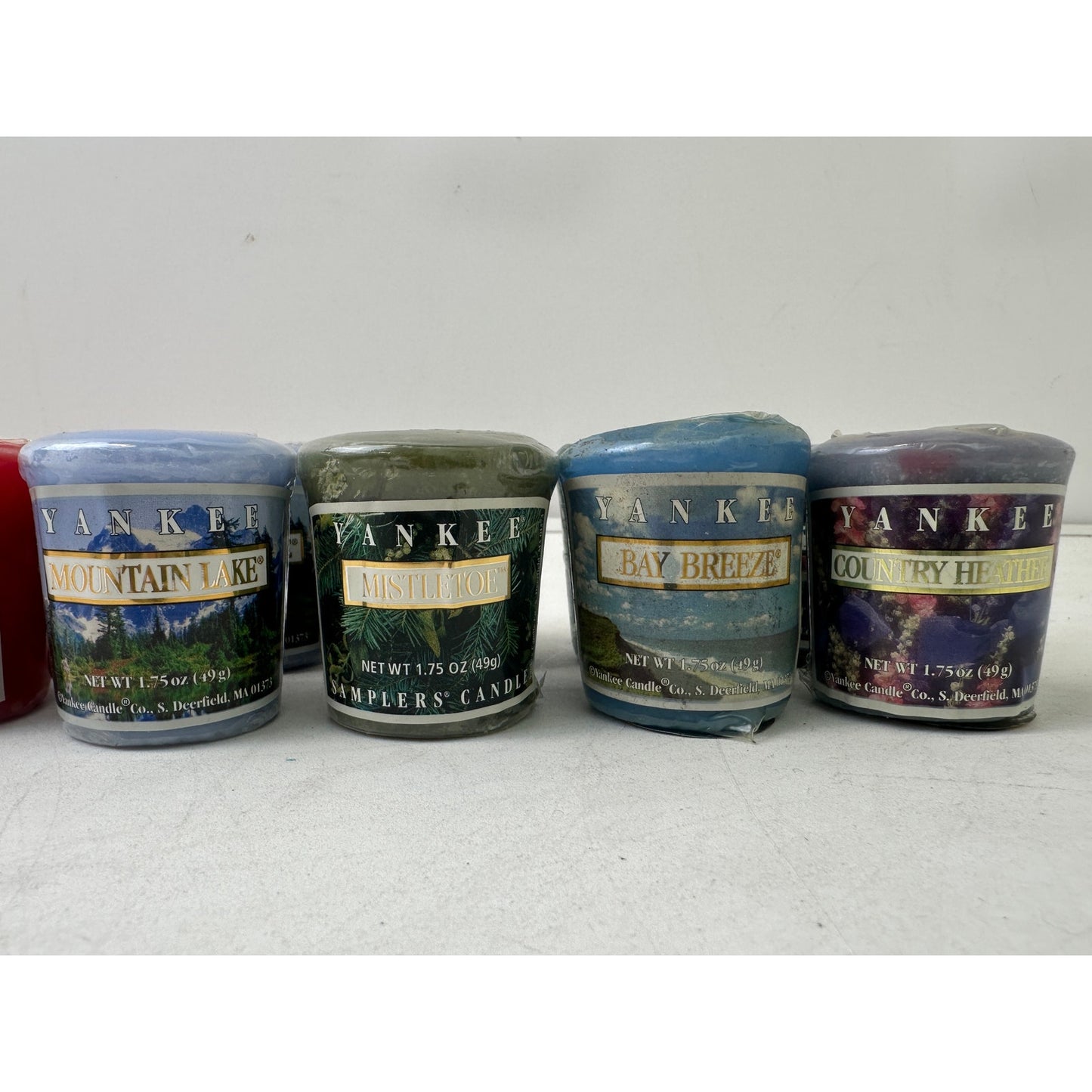 Lot of 23 Vintage Yankee Candle Votive Samplers - Sealed Retired Scents