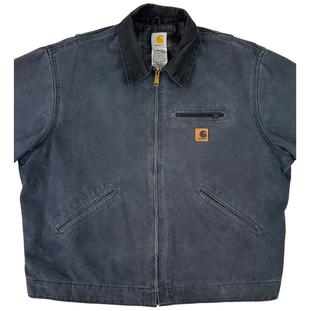Vintage 2005 Carhartt J97 PTL Sandstone Detroit Jacket Petrol Blue Men's Sz XL