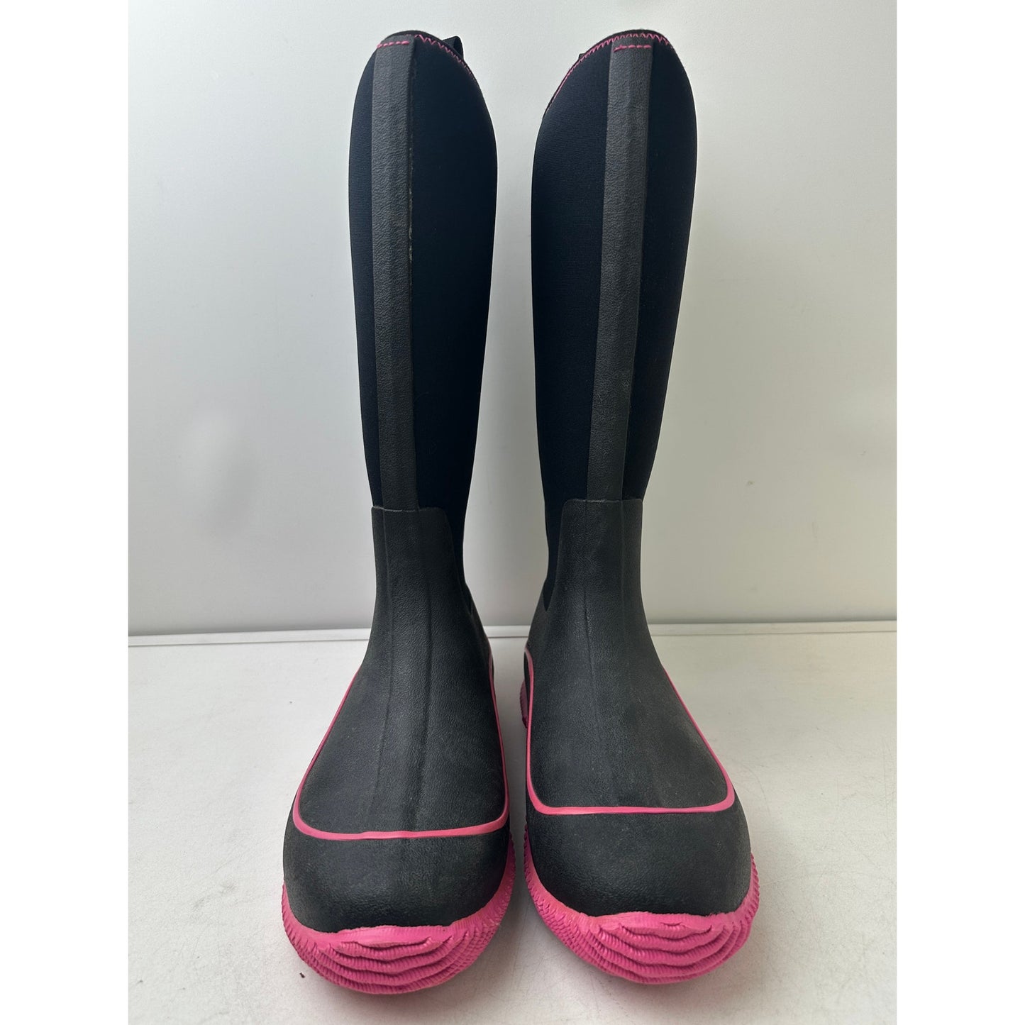 Muck Boot Company Hale Waterproof Black / Hot Pink Boots Women's Sz 9