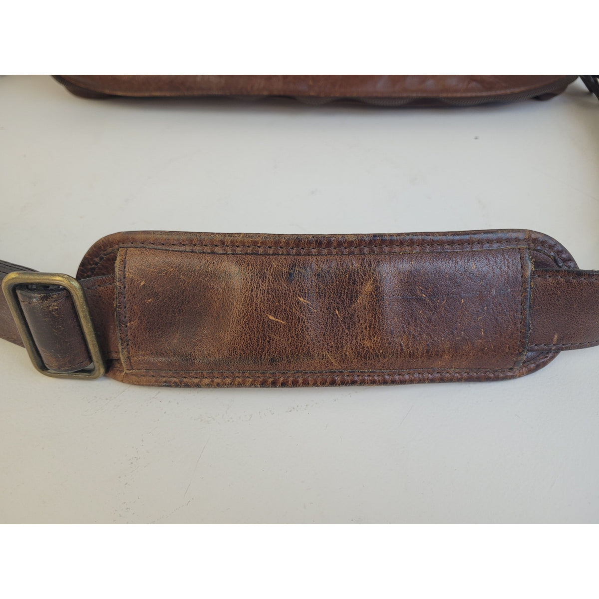 Moore & Giles Dillard Commuter Bag in Mad Dog Leather MSRP: $875