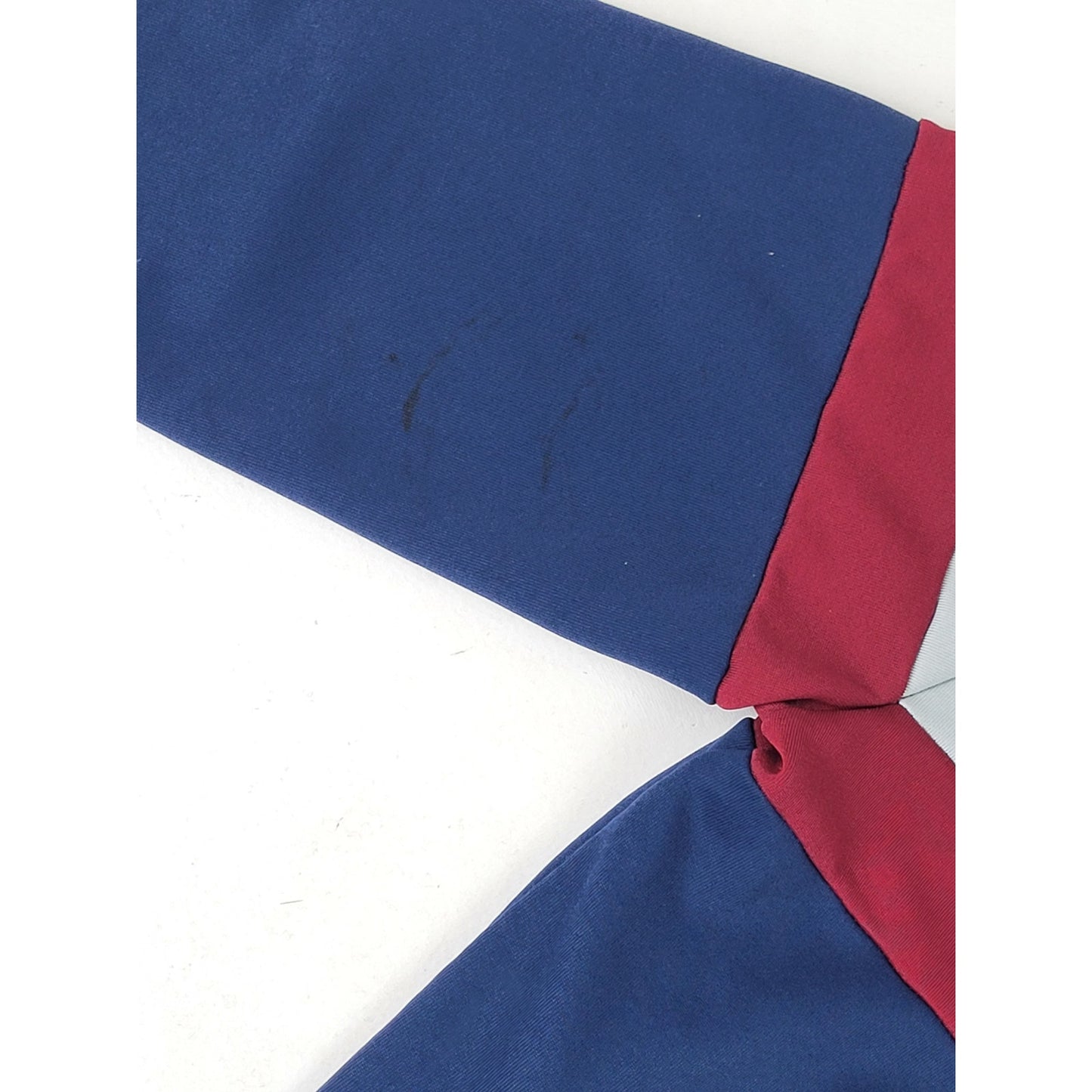 1980s Nike Track Jacket Color Block Design Red Blue White Men's Sz M