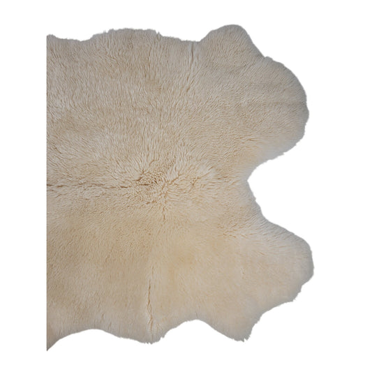 Decorative Sheepskin Rug 100% Natural Fur 5' 3" L x 3' W EUC
