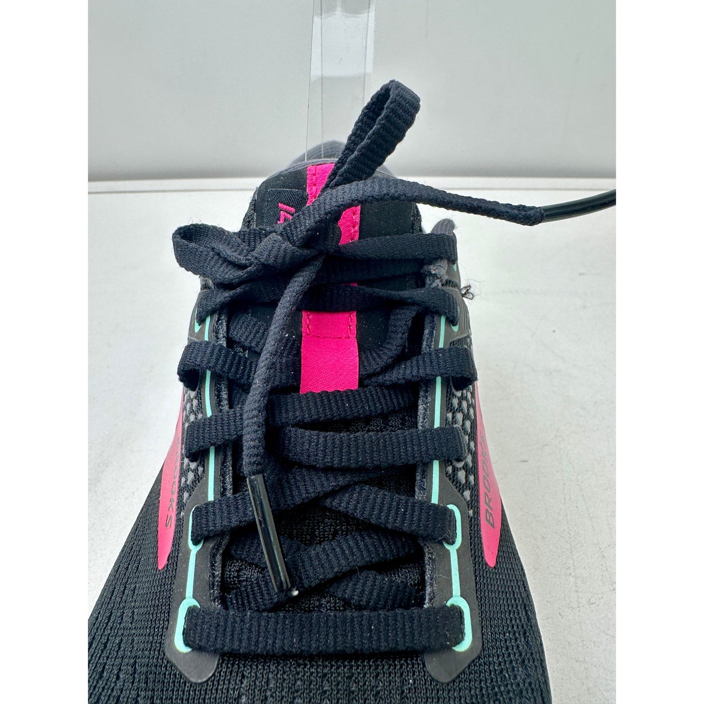 Brooks Ghost 14 Black/Pink/Yucca Sneakers Women's Sz 7.5