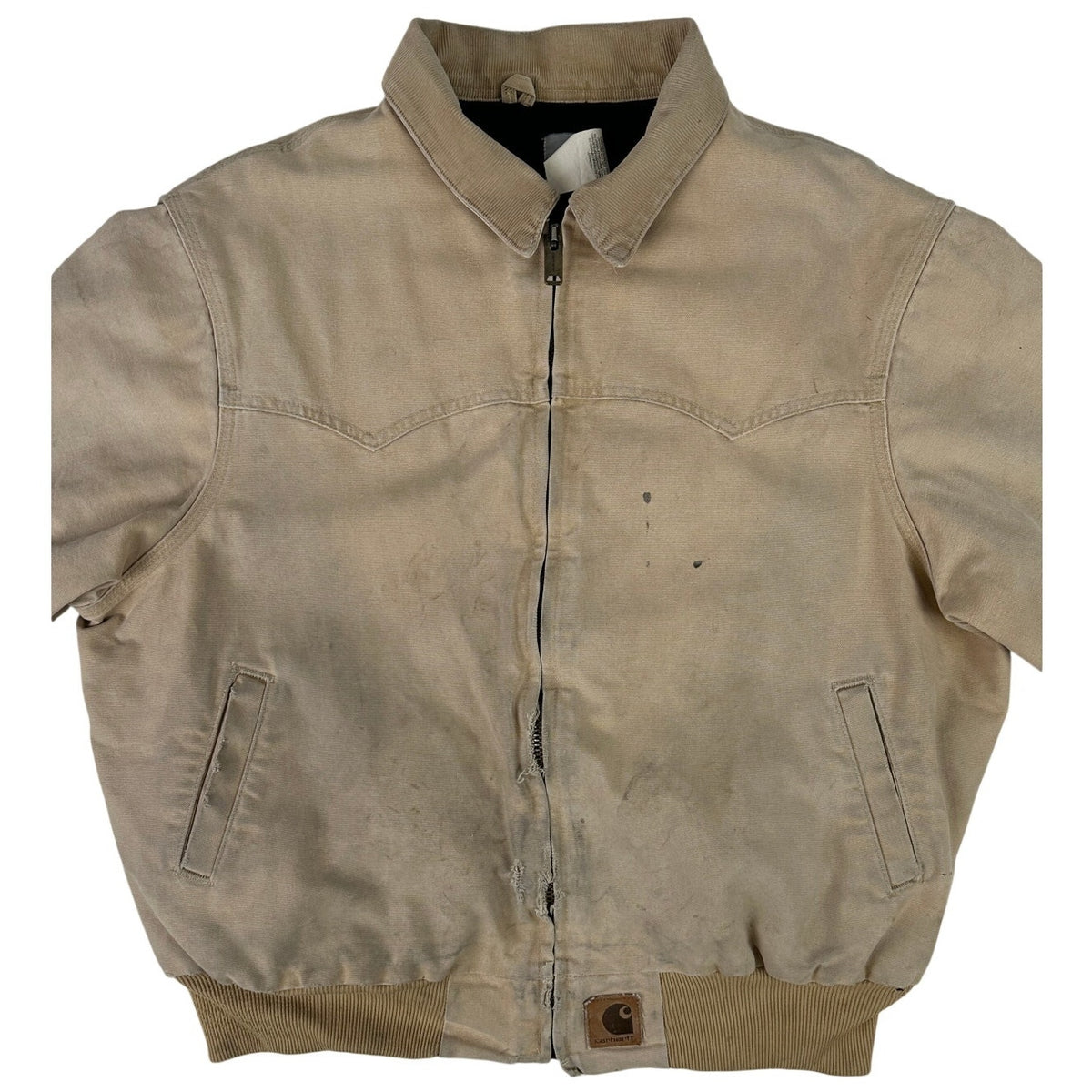 Vintage Carhartt J14WET Wheat Santa Fe Jacket Men's Sz XL