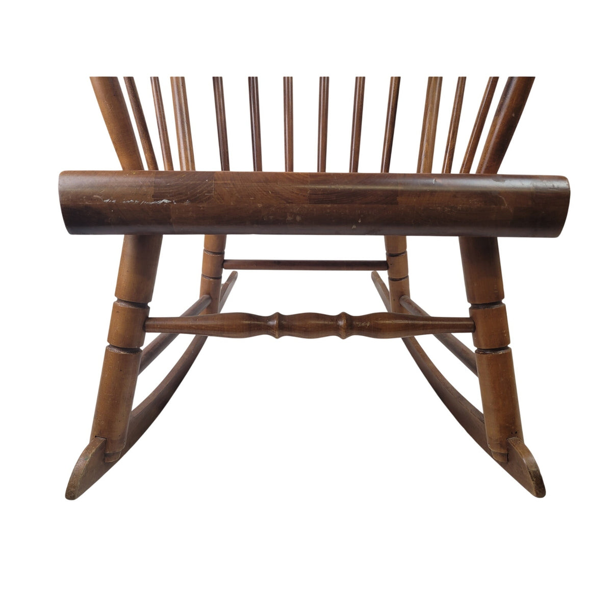 Vintage MCM Tell City Hard Rock Maple Rocking Chair | Andover Finish