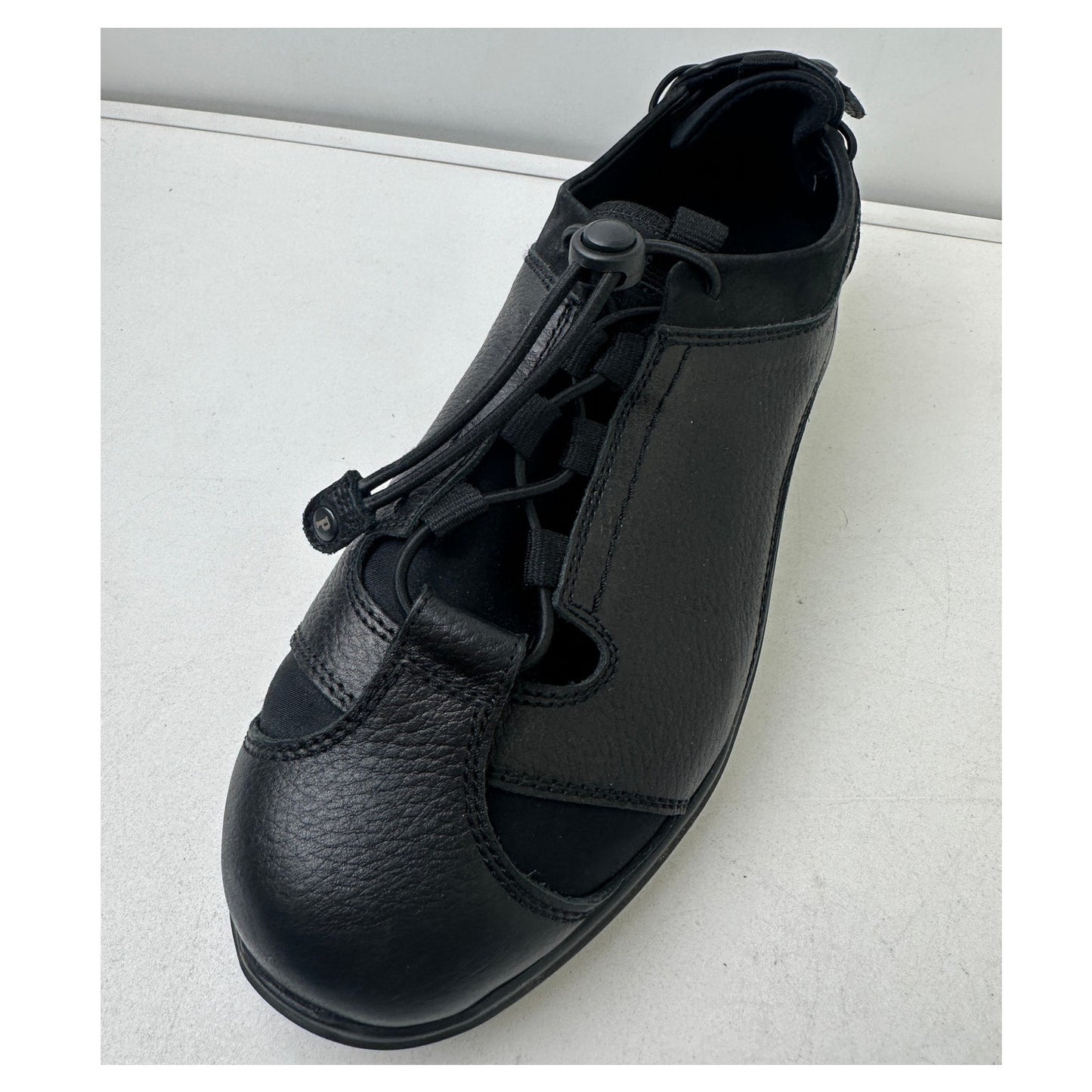 Pandere Bolero Expandable Leather Sneakers Black Men's Sz 12