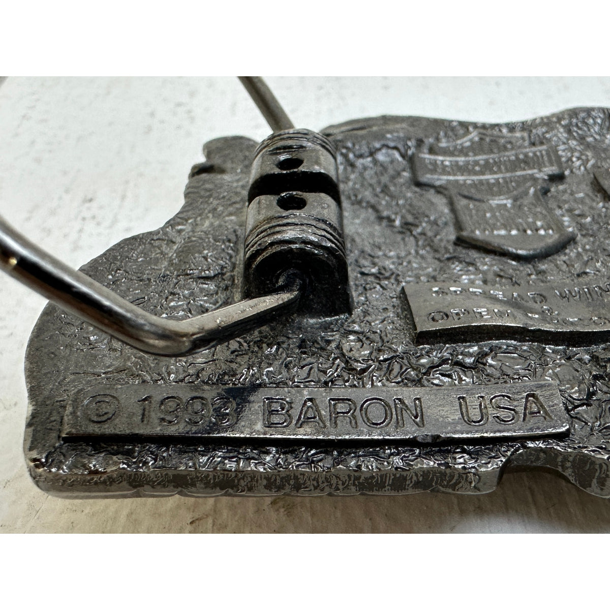 Vintage 1993 Harley-Davidson Baron USA Native Eagle H421 Belt Buckle