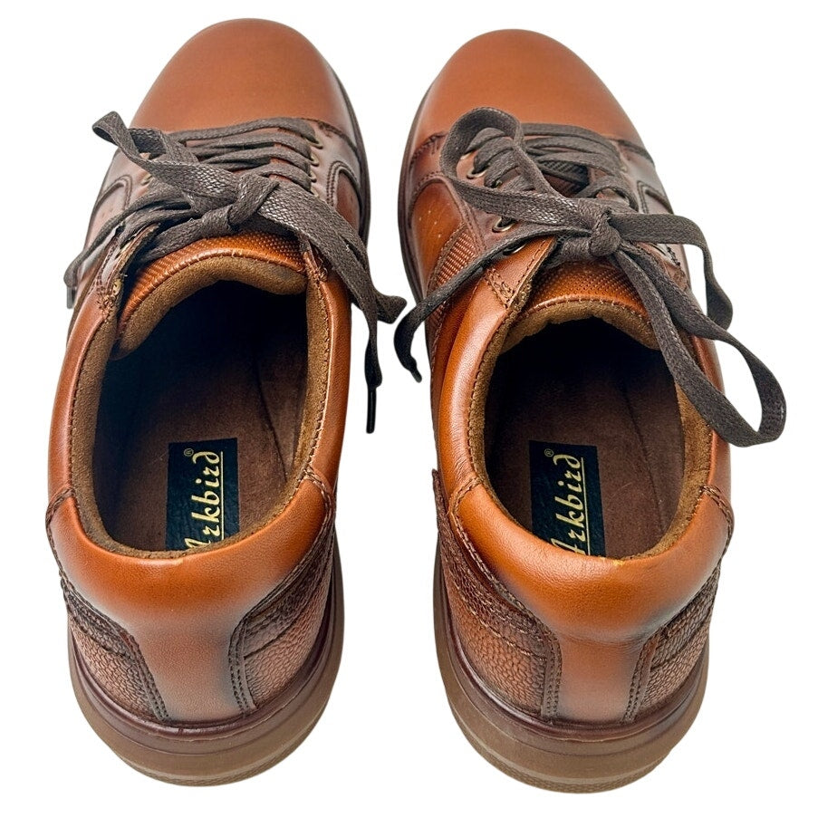 Arkbird Brown Leather Oxford Casual Sneakers Men's Sz 7