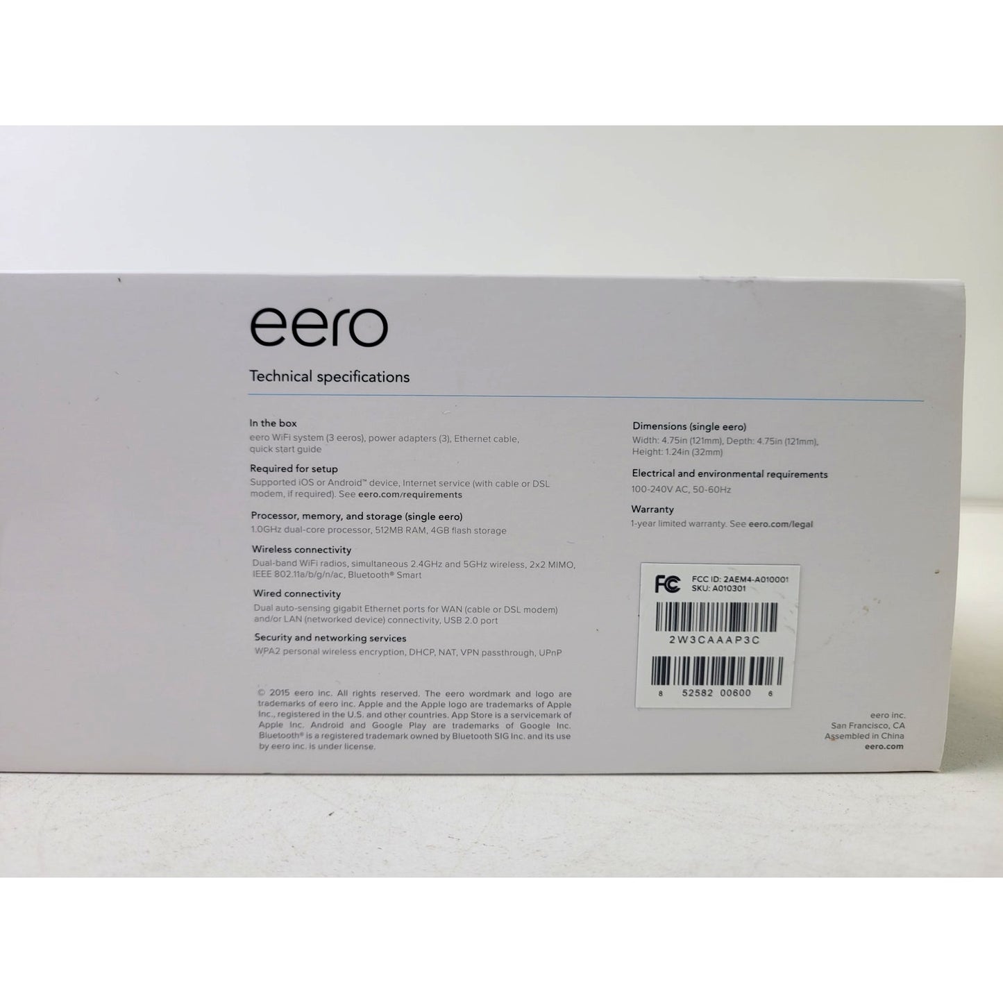 Amazon Eero Wi-Fi Mesh Router System Set of (3)