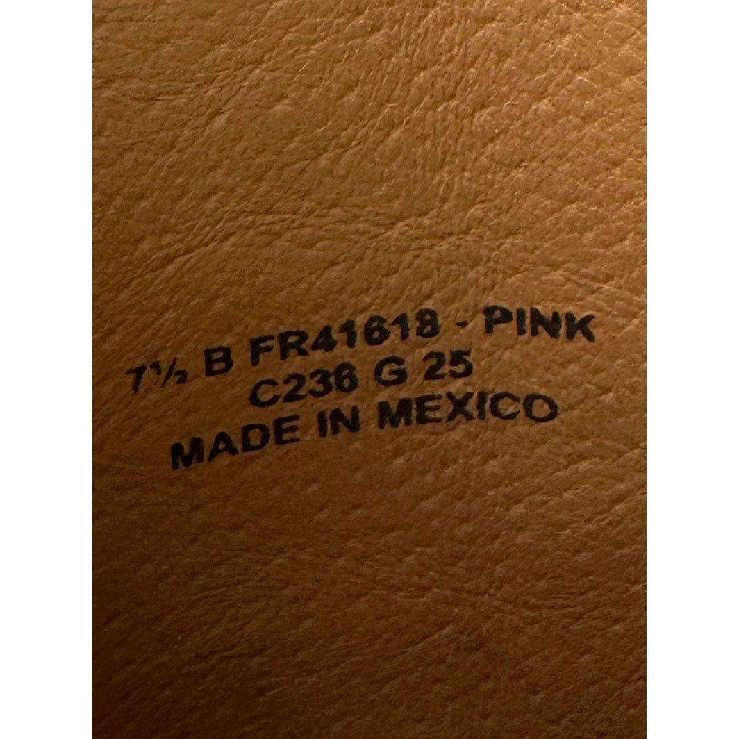 Frye Campus 14L Pink Tall Leather Boots Women's Sz 7.5