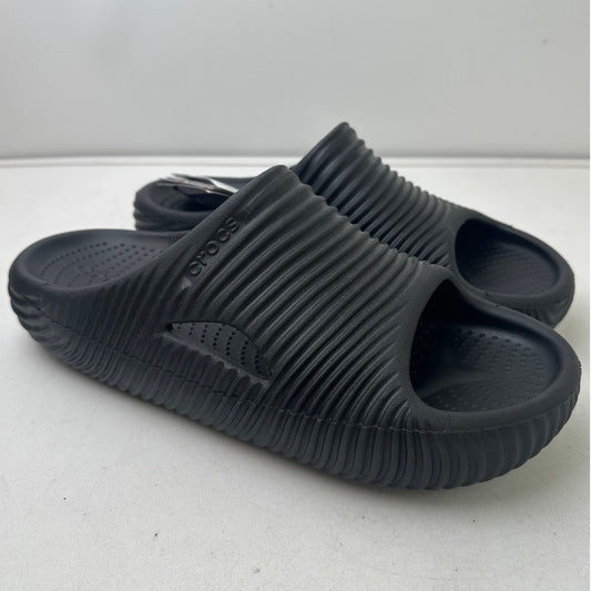 Crocs Black Unisex Mellow Recovery Slide Sandals NWT Men's 10 / Women's 12