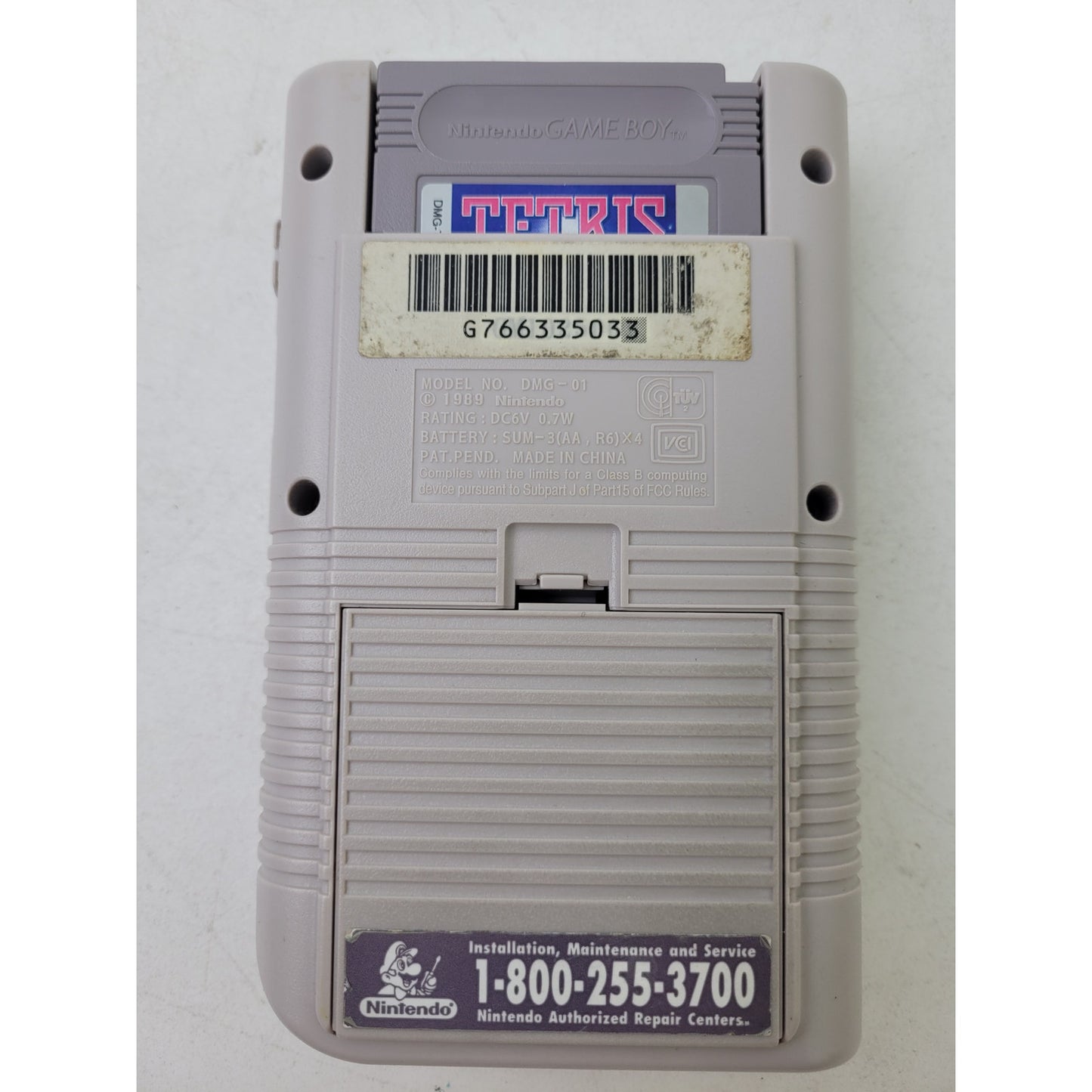 Vintage 1989 Game Boy DMG-01 w Tentris Game Cartridge | Tested & Working