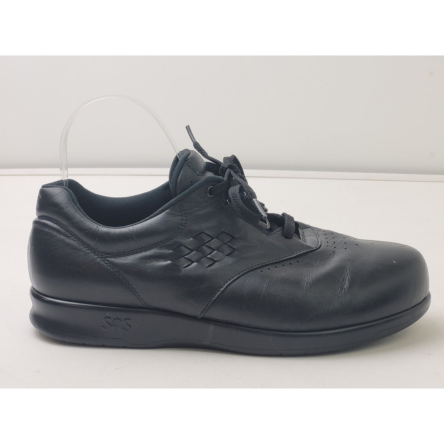 SAS Free Time Black Leather Walking Shoes Women's Sz 8 1/2 WWW