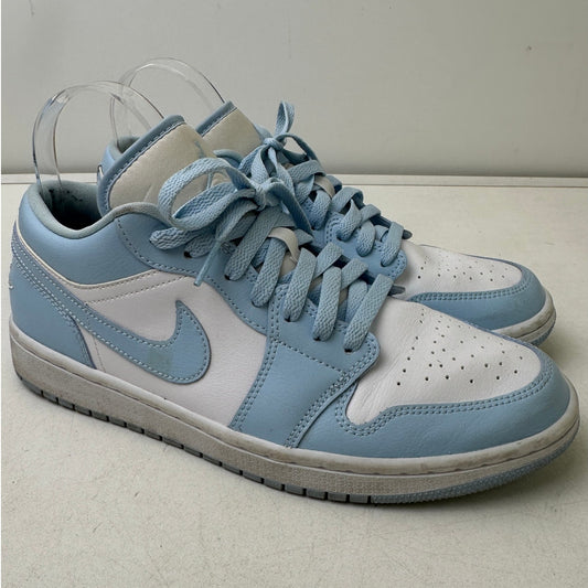 Nike Air Jordan 1 Low Ice Blue / Aluminum Sneakers Women's Sz 10
