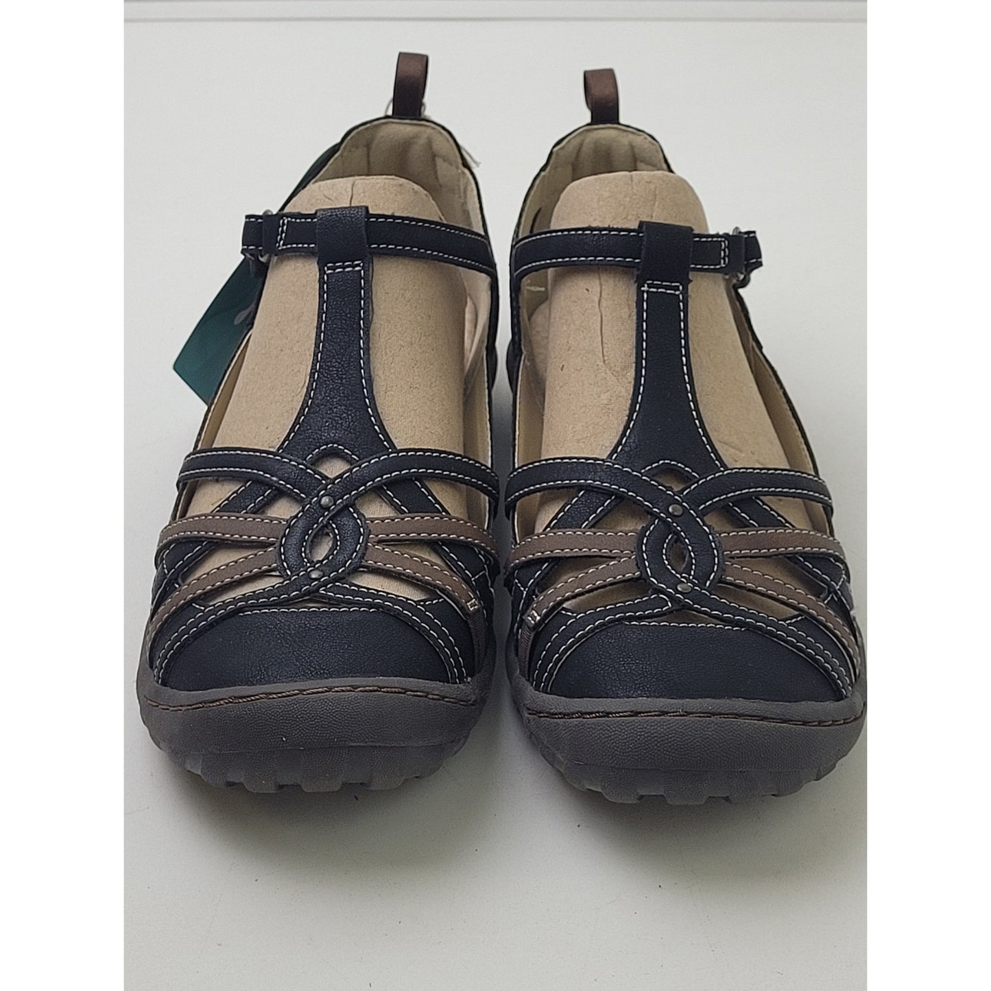 JBU by Jambu Dove Slip-on Mary Jane Closed Toe Sandals Women's Sz 9