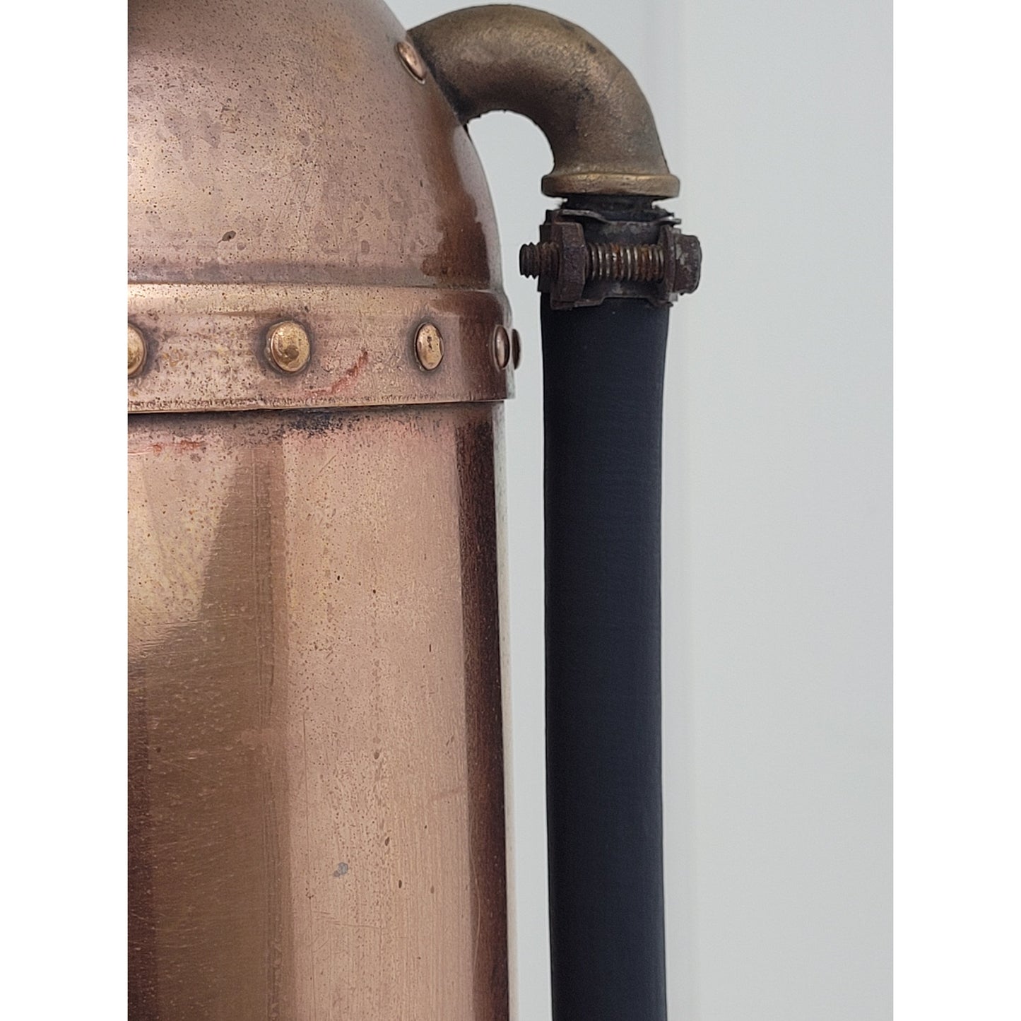 Antique Empire Copper Brass Fire Extinguisher