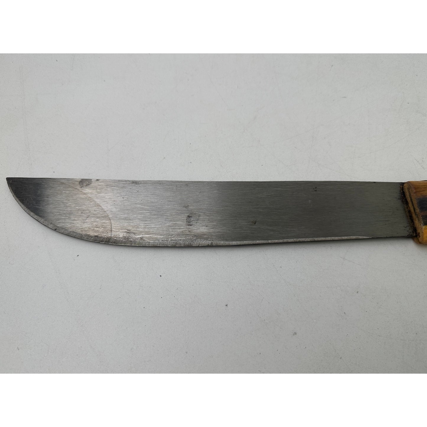 Vintage Dominican Promedoca Machete | Hand Carved Animal Handle & Tooled Leather Sheath
