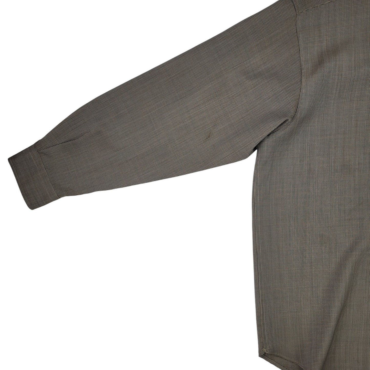 VTG Sir Pendleton Fine Worsted Wool Button Up Shirt w Suede Elbow Patches Sz XL