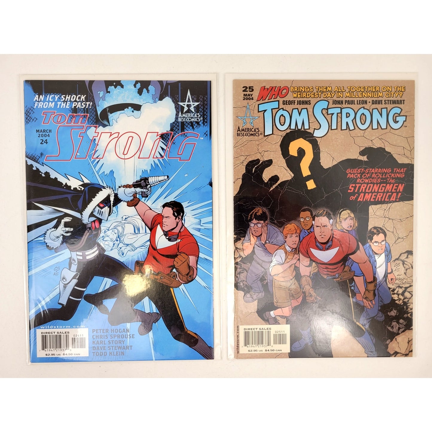 VTG Tom Strong Comic Books #1-36 Complete Set - Autographed by Sprouse & Adams