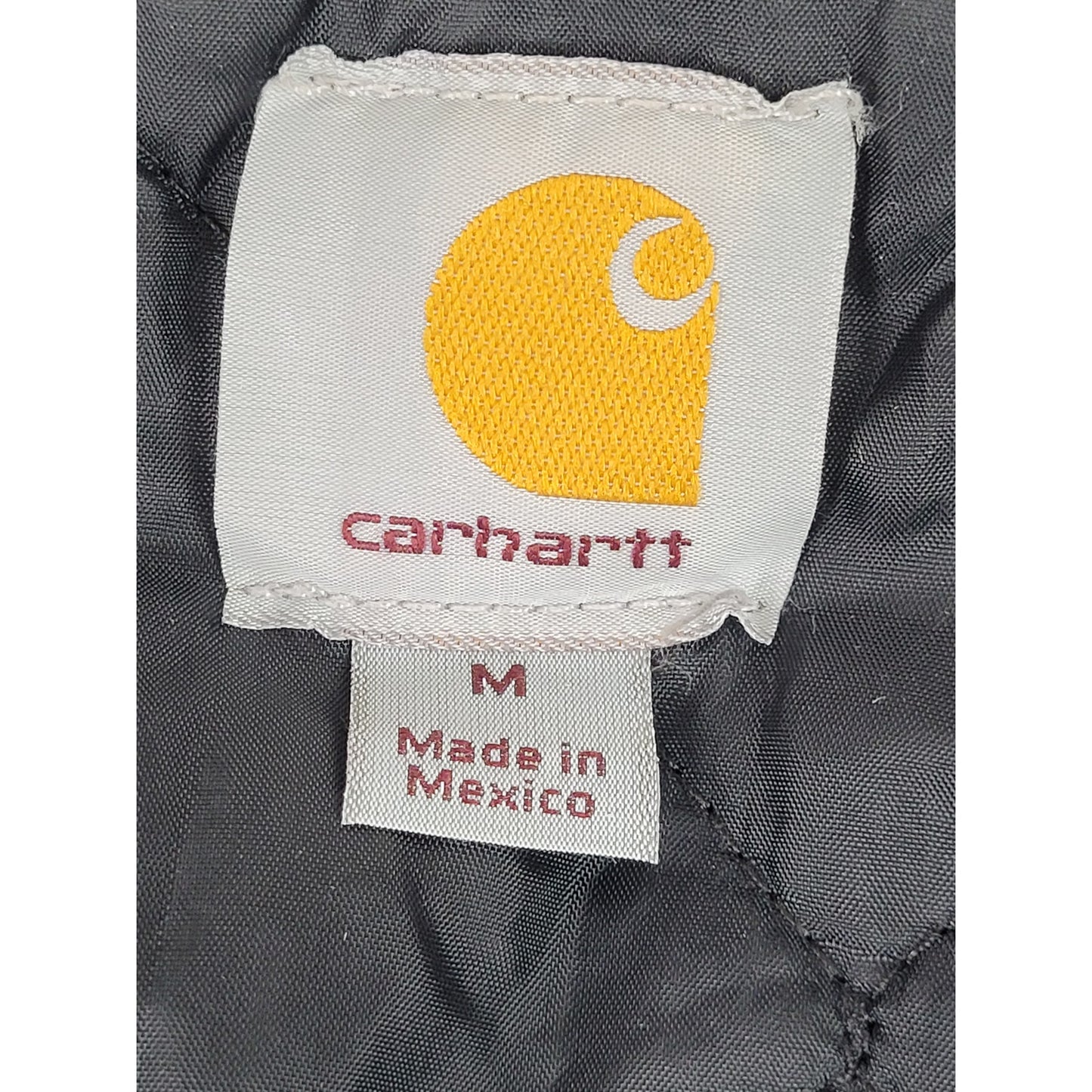 Carhartt J002 BRN Quilt Lined Arctic Jacket Duck Chore Coat Men's Sz M USA