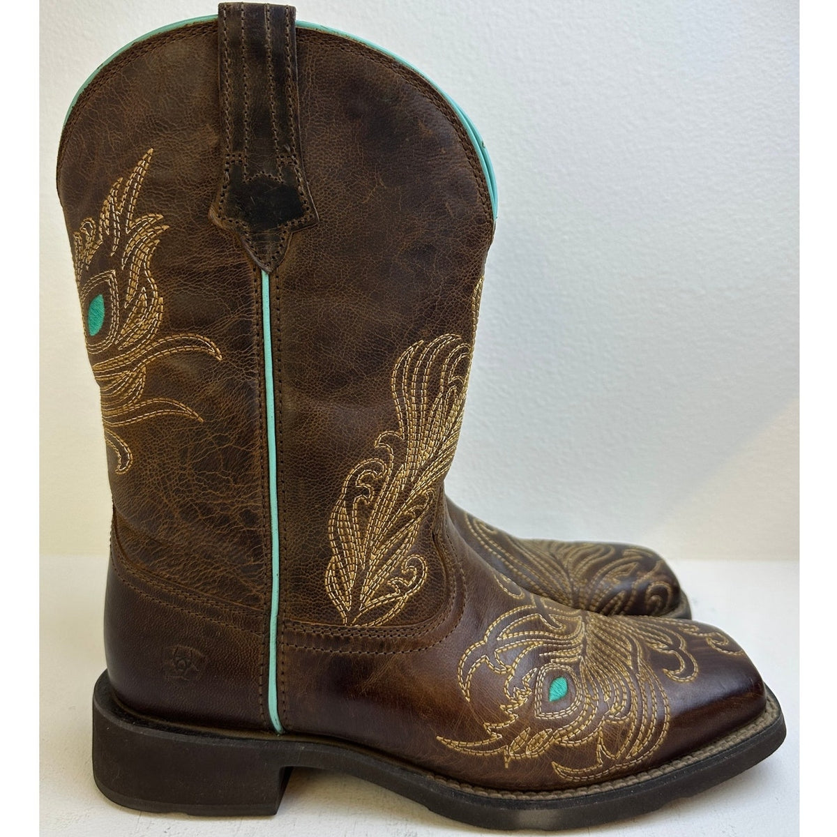 Ariat Women's Bright Eyes II Western Boots Weathered Brown Women's Sz 7.5