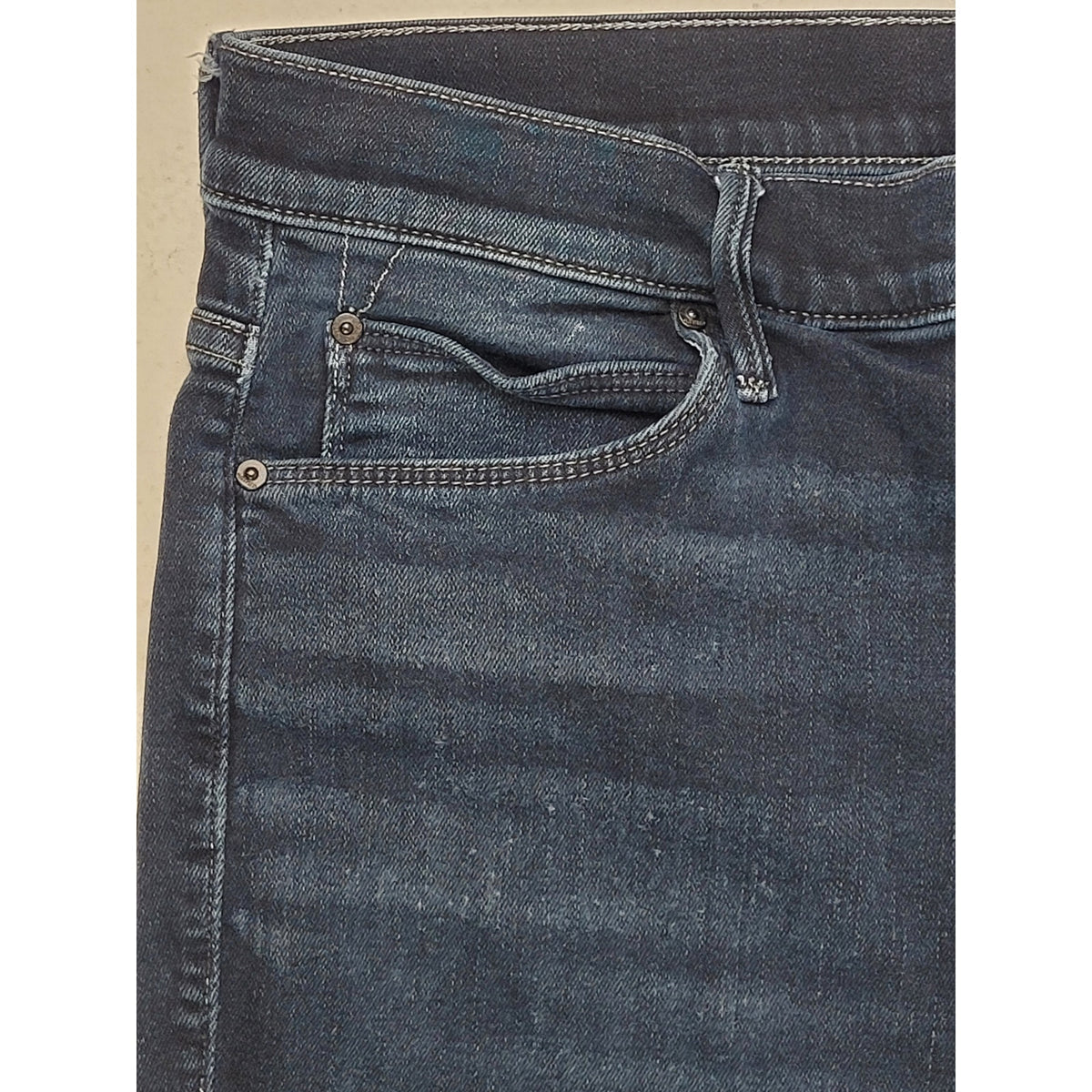 MOTHER The Stunner Zip Two Step Fray High Rise Skinny Jeans Women's Sz 31