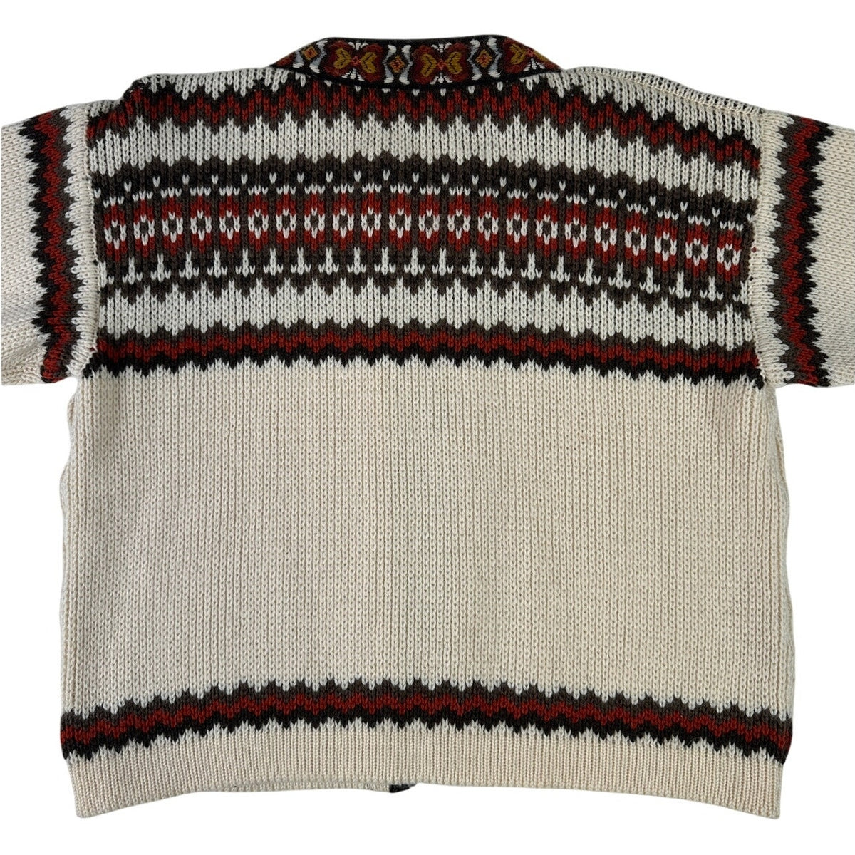Vintage Nesjar Norway 100% Wool Lusekofte Knit Cardigan Women's Sz XXS
