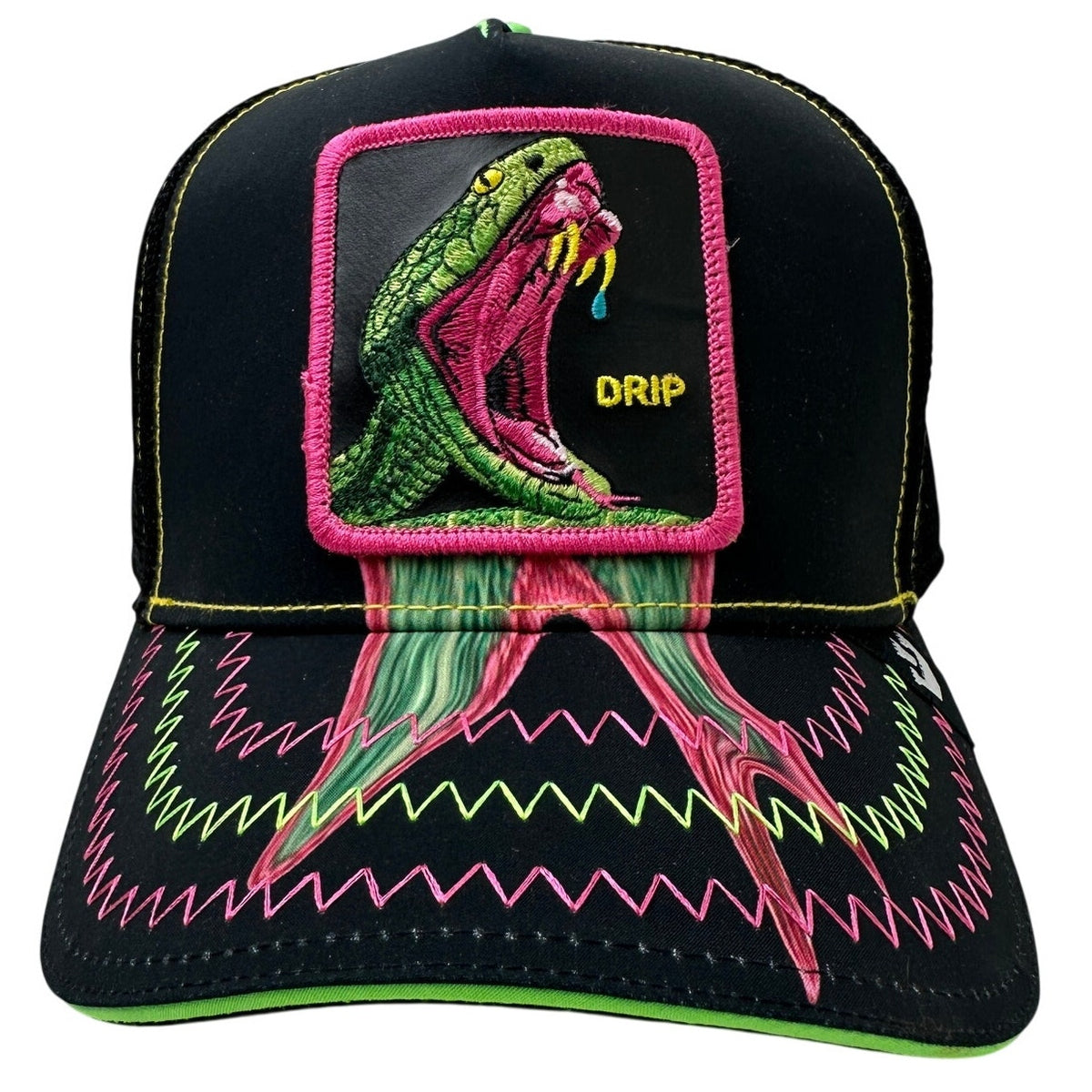 Goorin Bros The Farm Driipp Snake Trucker Hat - Limited Edition Drip Capsule | NWT