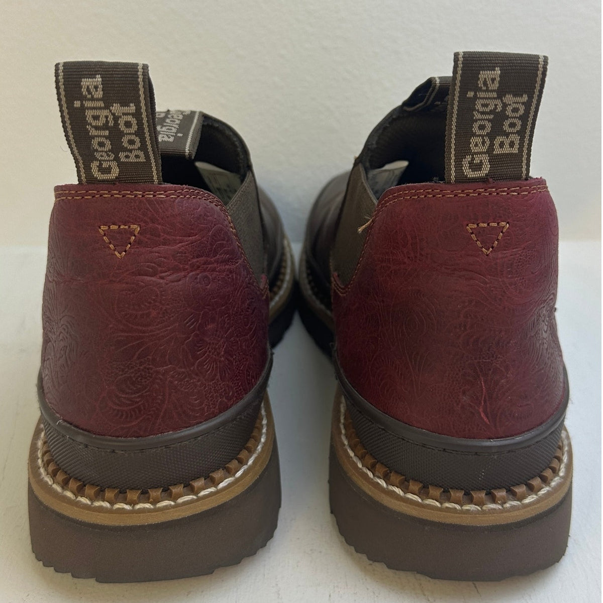Georgia Boot Crimson Blossom Fashion Romeo Boots Brown Women's Sz 11