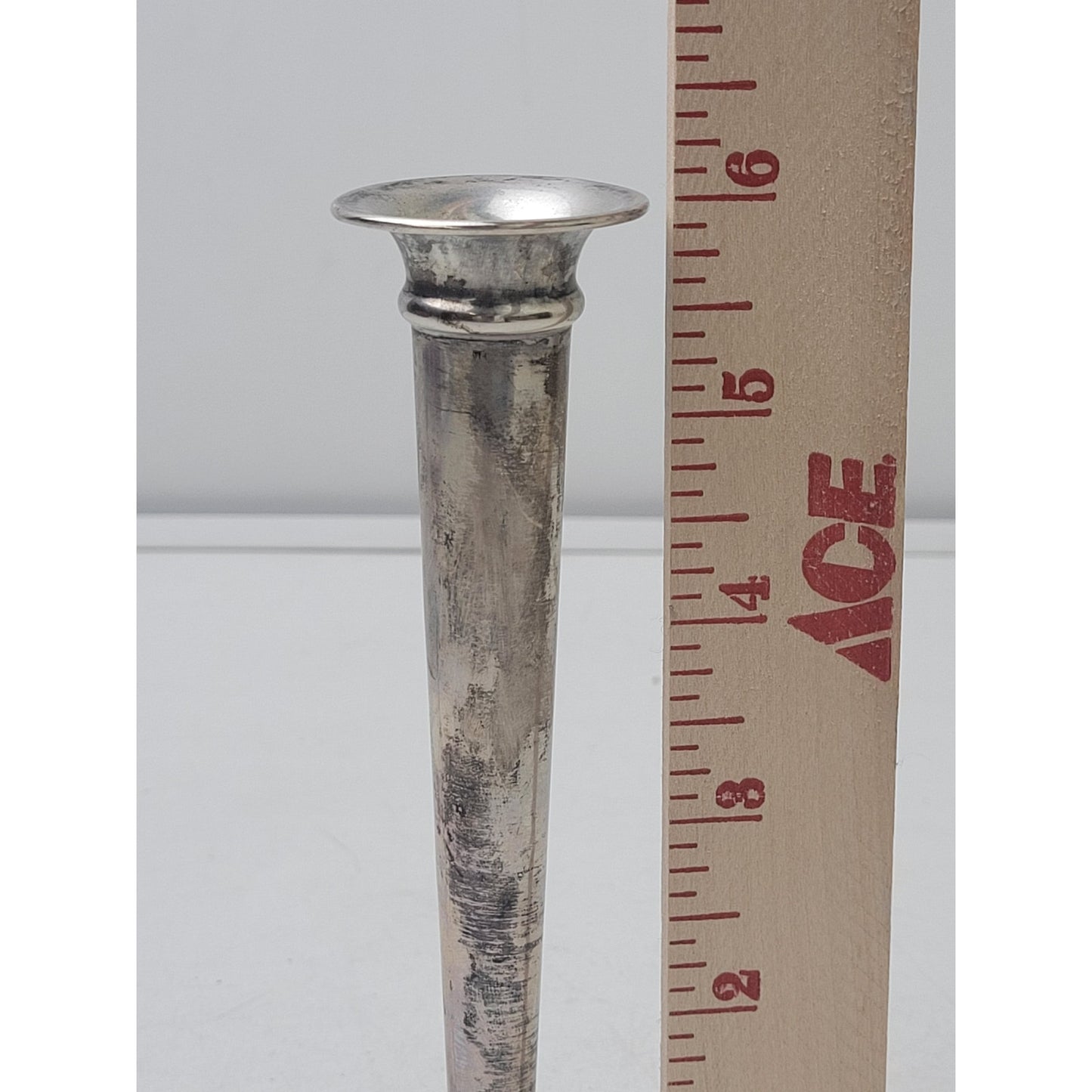Vintage Sterling Silver Weighted Bud Vase 6" Tall | 41.65 Grams