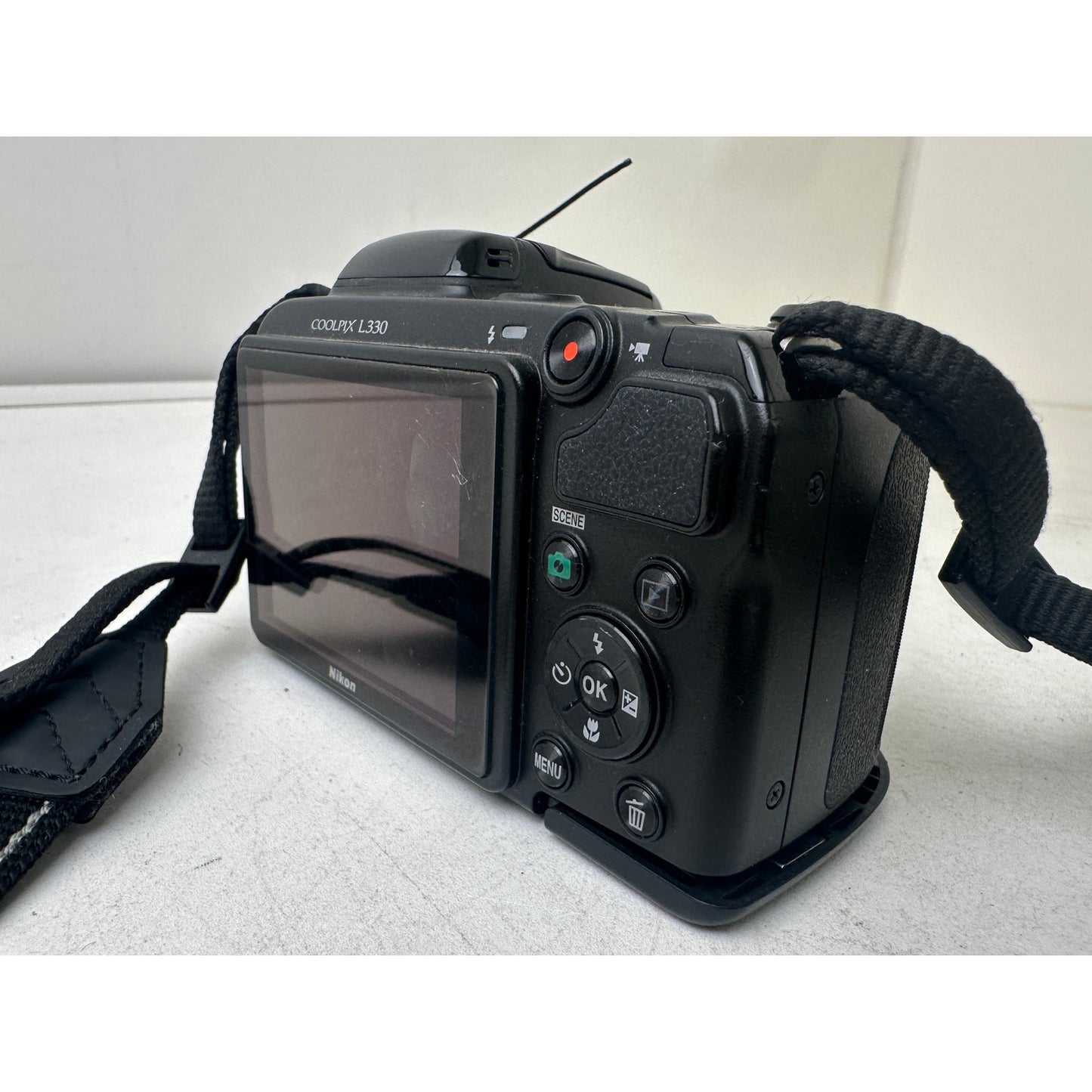 Nikon COOLPIX L330 Digital Camera W/ Strap | For Parts or Repair
