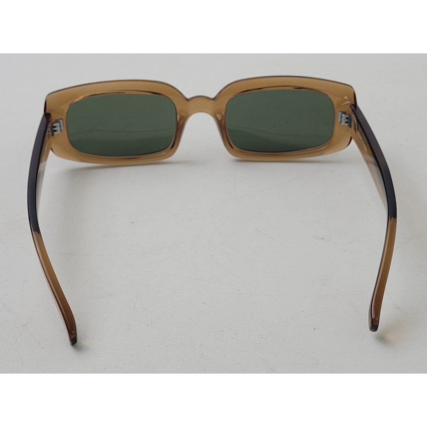Le Specs Dynamite Tobacco/Green Rectangle Sunglasses 52-22-145