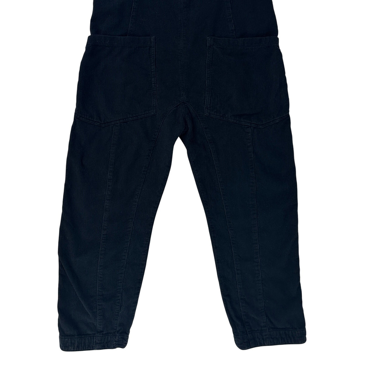We The Free Free People Mineral Black High Roller Corduroy Jumpsuit Women's Sz S
