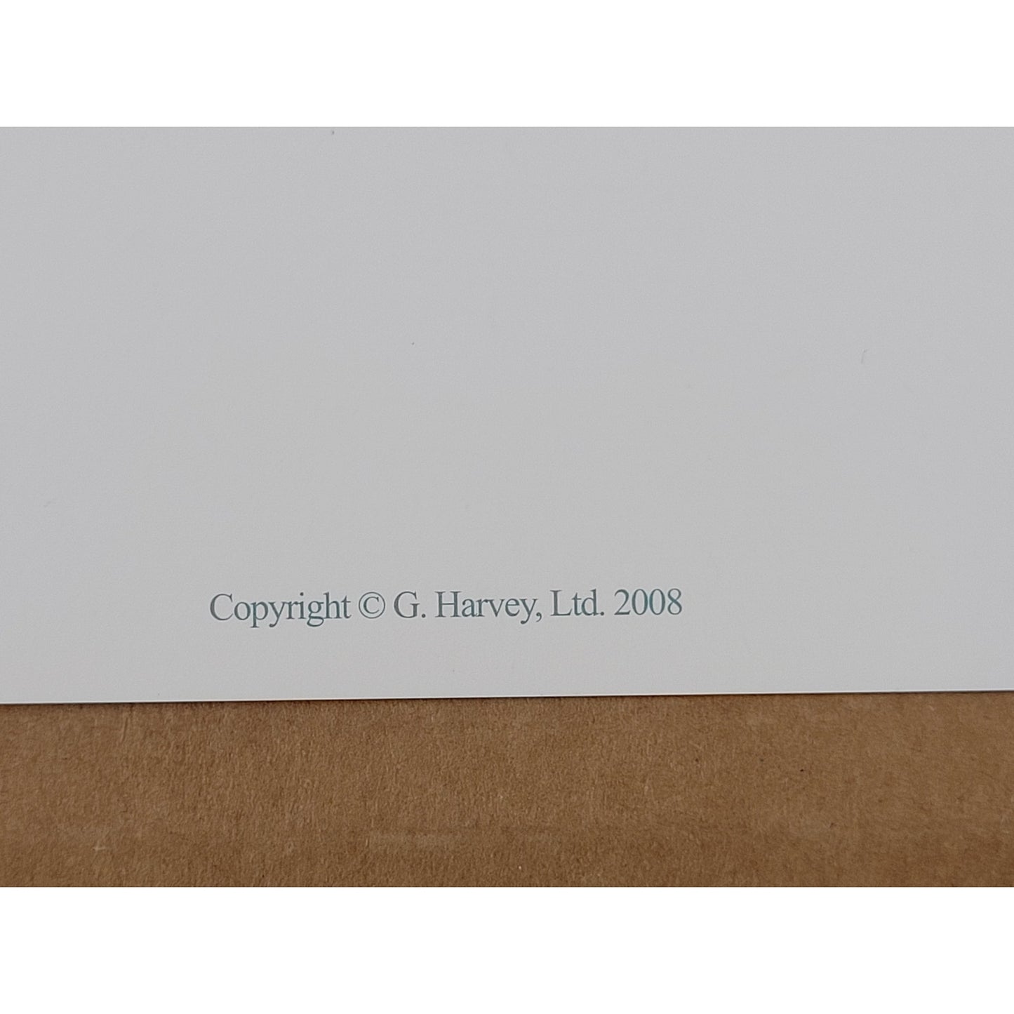 G. Harvey "Early Spring Crossing" Limited Edition Print #993/5000 w COA & Sleeve