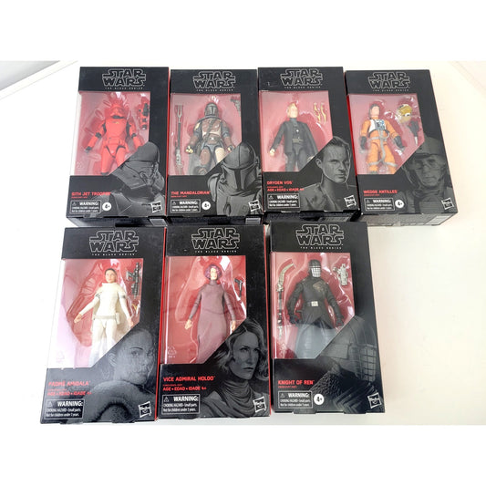 Star Wars The Black Series Action Figures Lot of 7 NIB