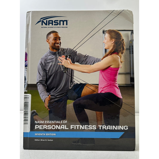 NASM Essentials of Personal Fitness Training 7th Edition Hardcover Textbook