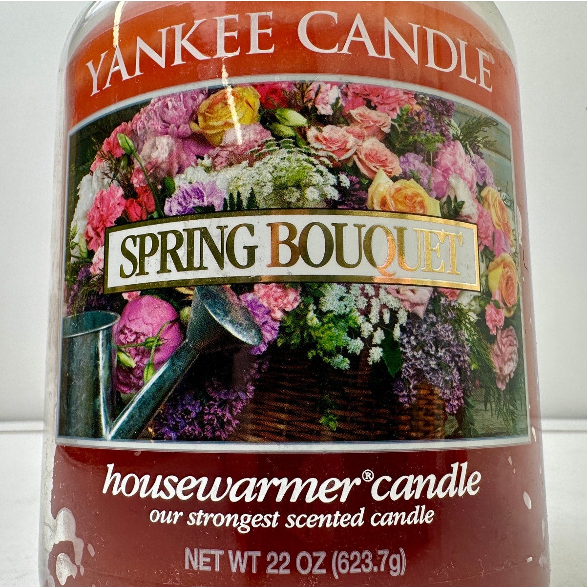 Vintage Retired Yankee Candle Spring Bouquet Bundle | 22oz Jar & 4 Samplers