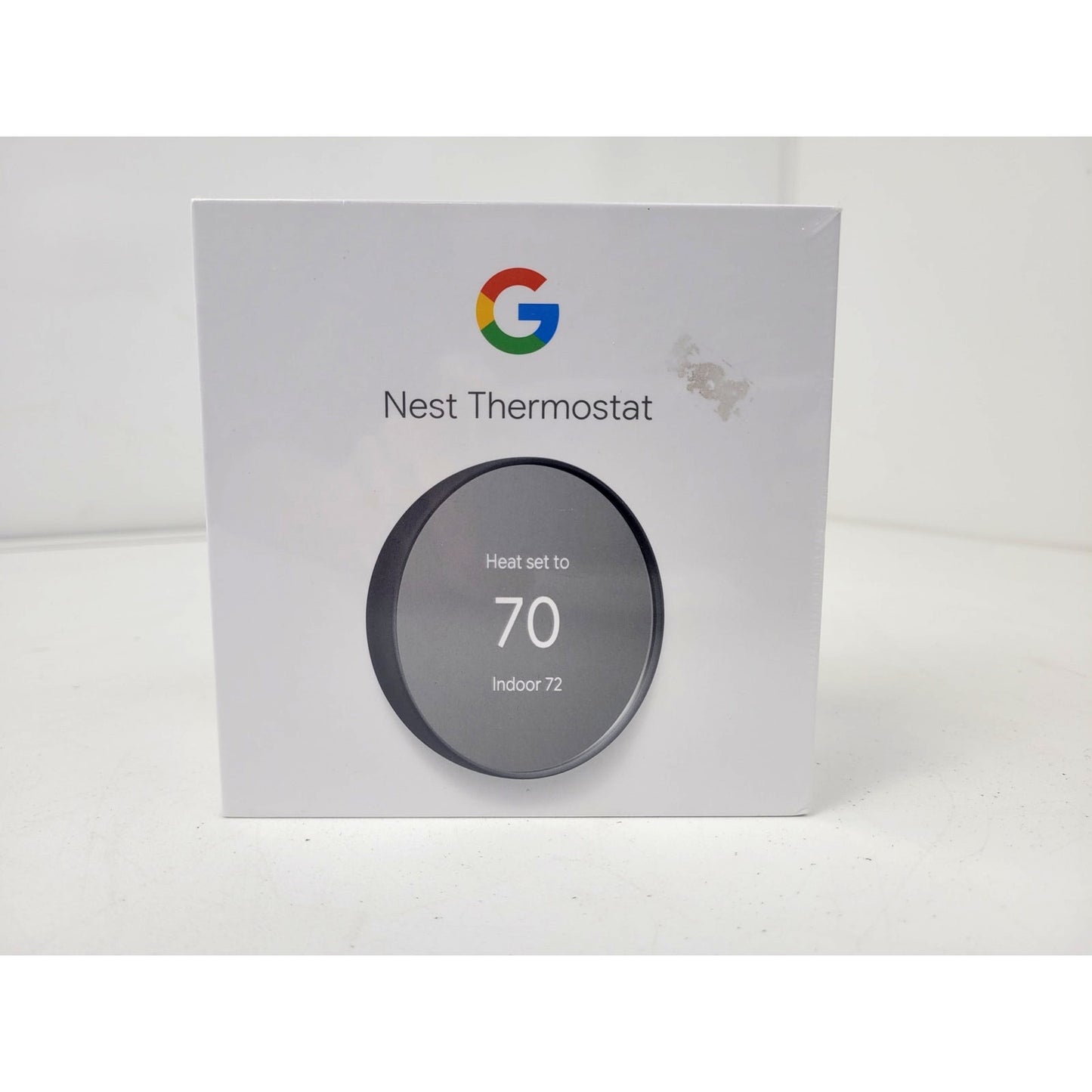 Google Nest Smart Programmable Thermostat Charcoal Color New Sealed Condition