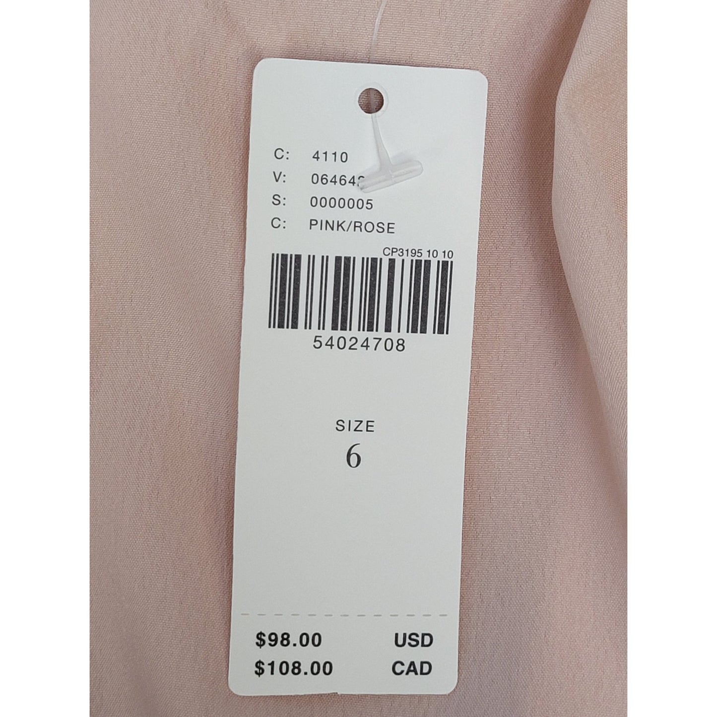 Anthropologie Amelie Iridescent Sequin Camisole Ruffled Hem Pink/Rose Sz 6 NWT