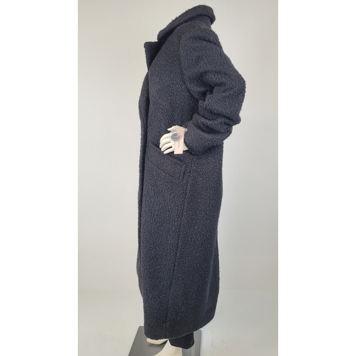 BCBGeneration Double-Breasted Boucle Walker Coat Women's Sz L | NWT MSRP $300