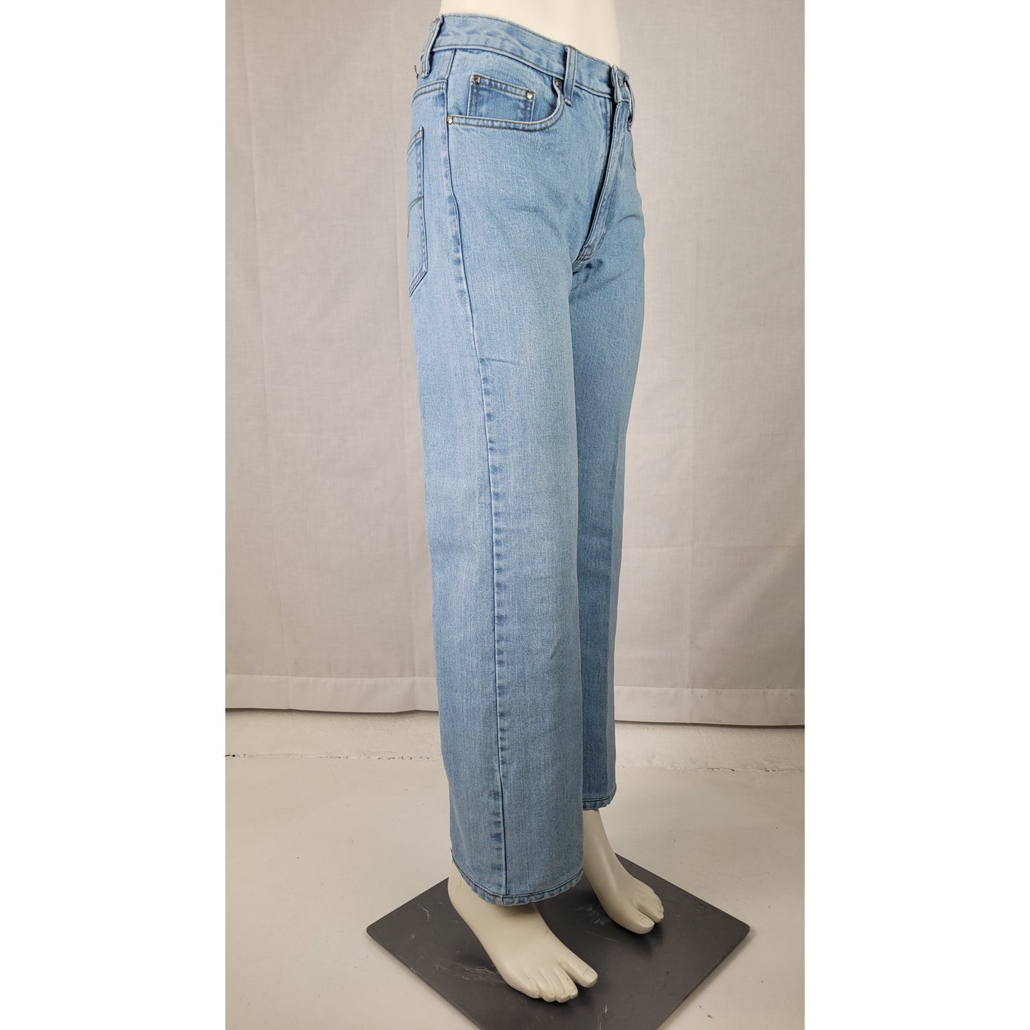VTG 90s Versace Jeans Couture Light Wash Slightly Tapered Leg Women's Sz 29
