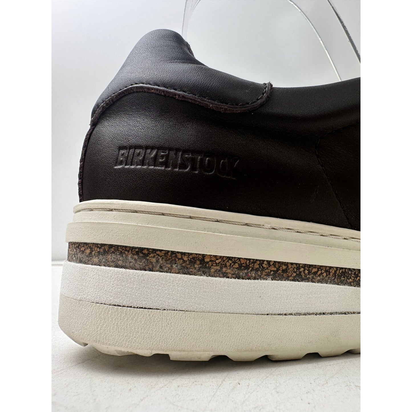 Birkenstock Bend Low Roast Brown Smooth Leather Sneakers Women's Sz 9