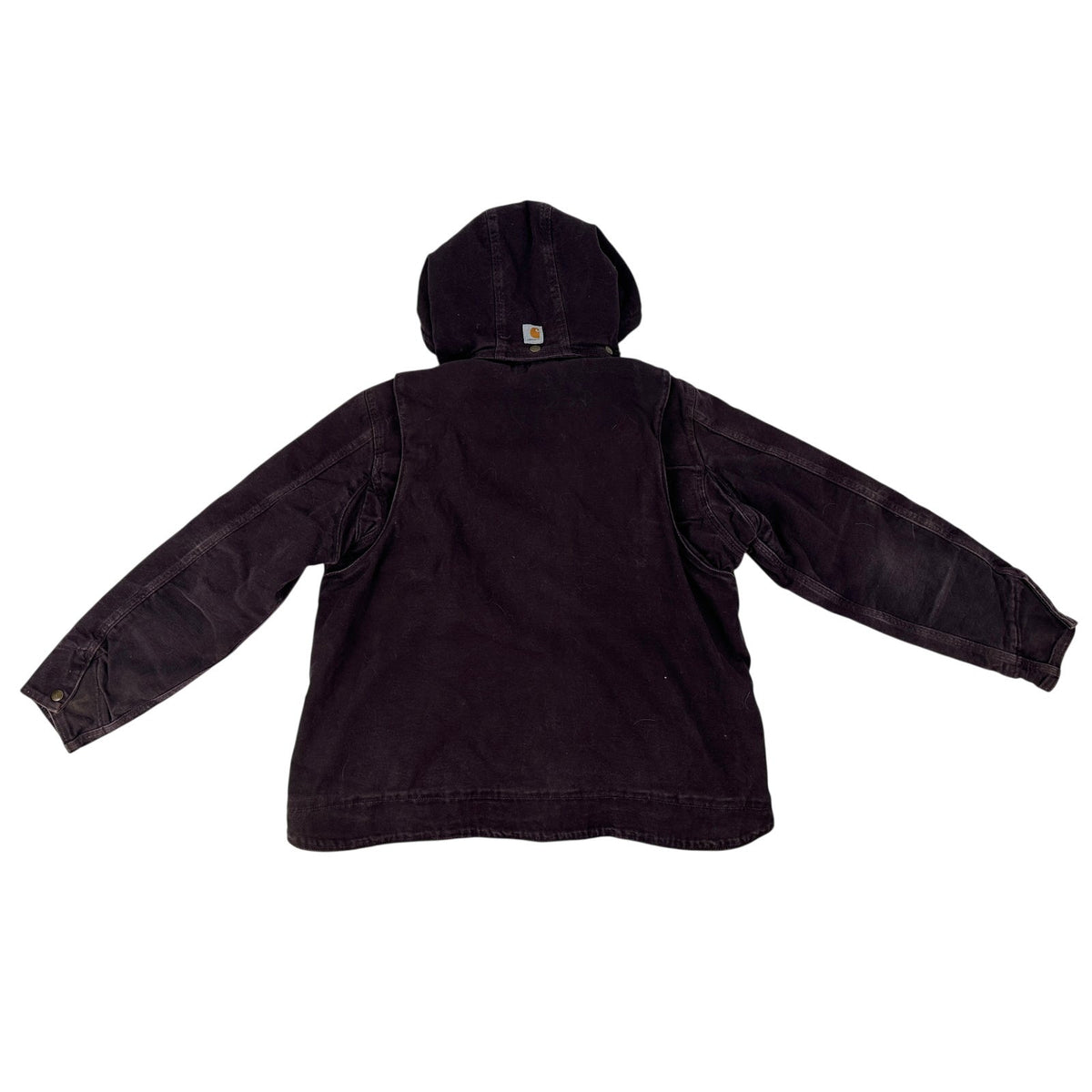 Carhartt Full Swing Caldwell Lined Deep Wine Canvas Jacket Women's Sz XL