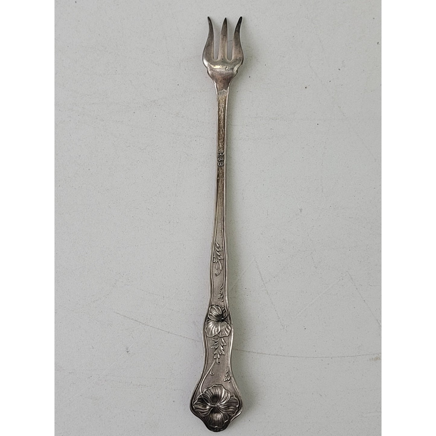 Antique R&B Silverplate Cocktail Seafood Fork Set of 12 & 2 Matching Ladles