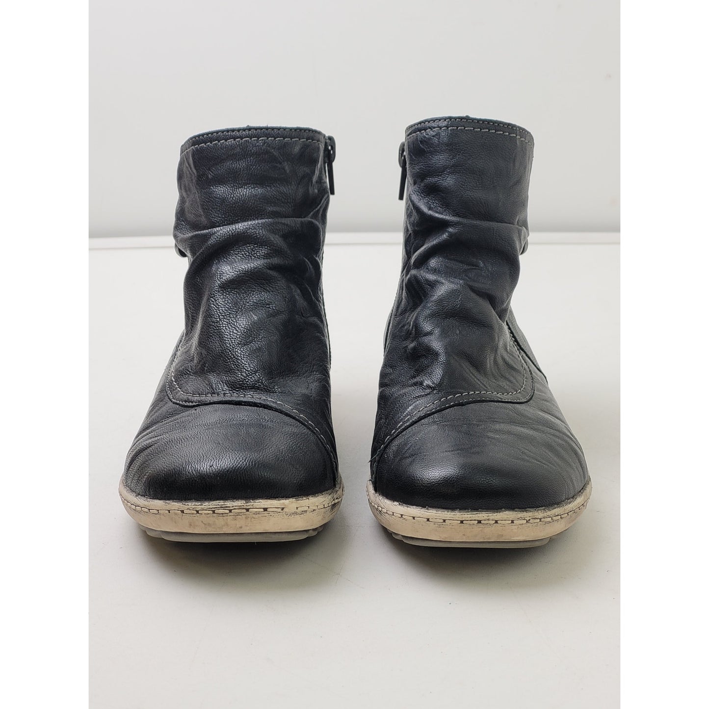 Remonte Women's Liv 86 Ankle Boots Black Leather Women's Sz 38/7.5