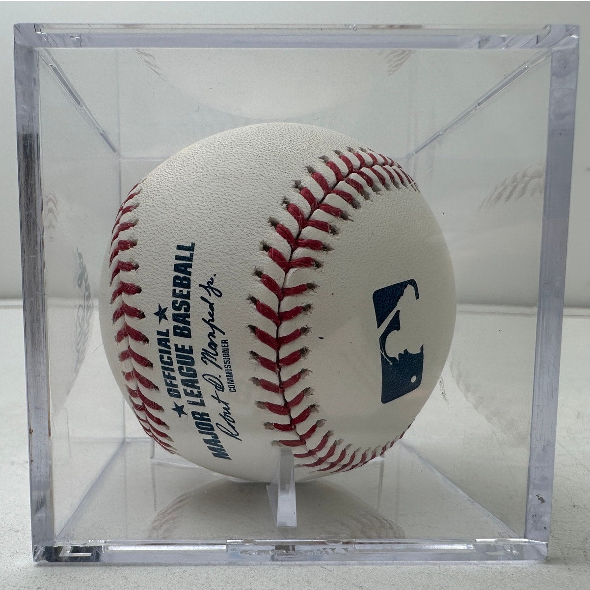 Edwin Diaz Signed Official MLB Baseball NY Mets Autograph Inscribed 39 W/ Cube Case