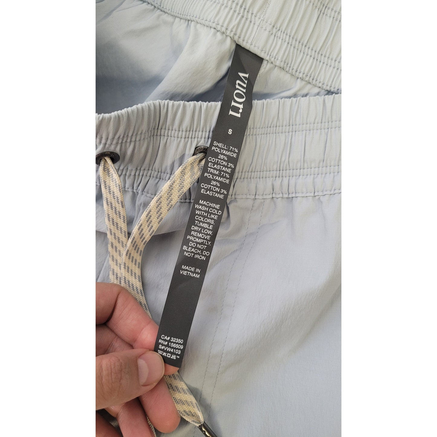 Vuori Blue Birch Jogger Pant Cargo Pockets Elastic Drawstring Women's Sz S NWT